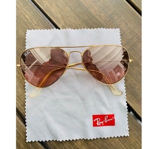 Ray-Ban Aviator Pilot Sunglasses "Gold color"